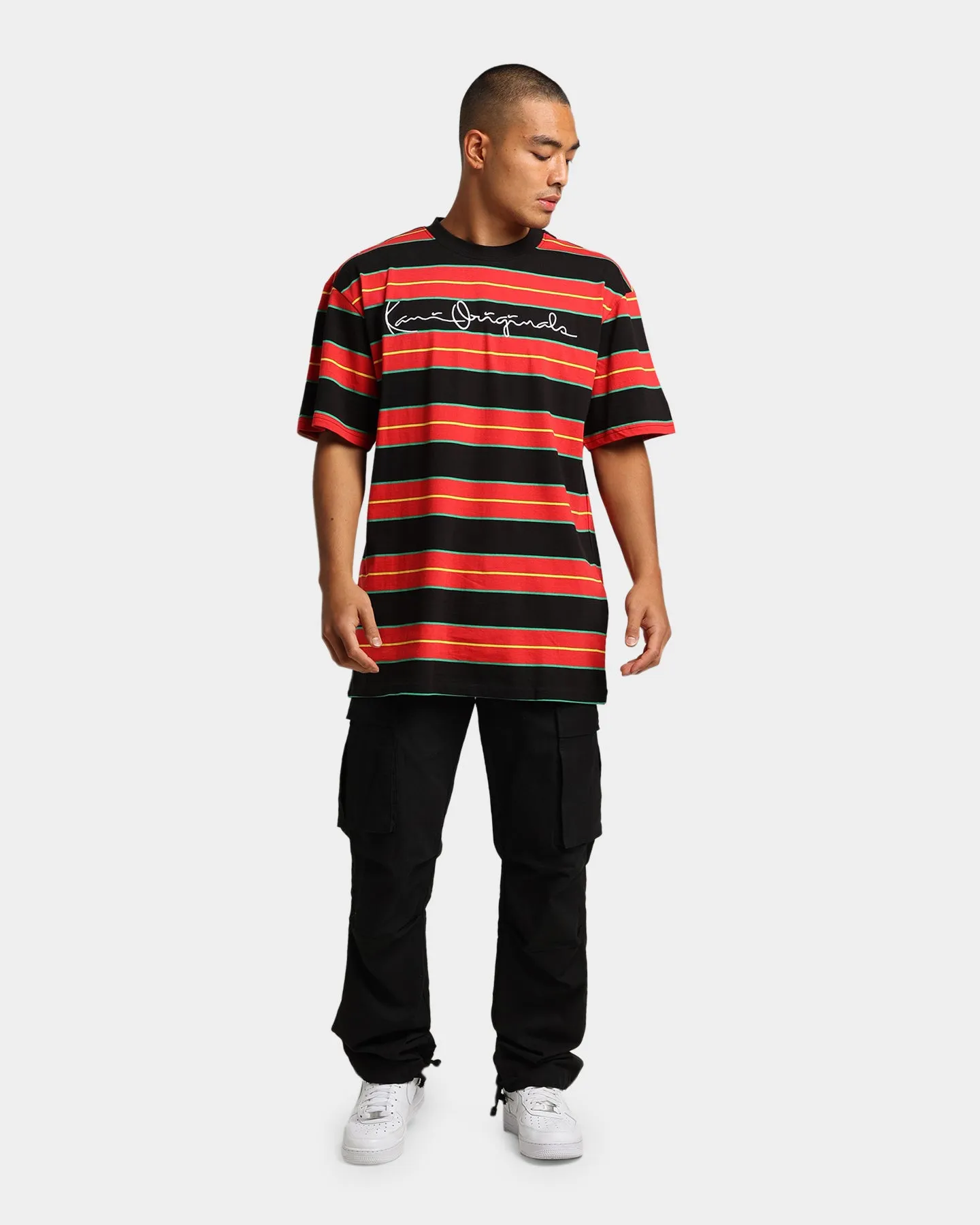 Karl Kani Originals Stripe T-Shirt Red