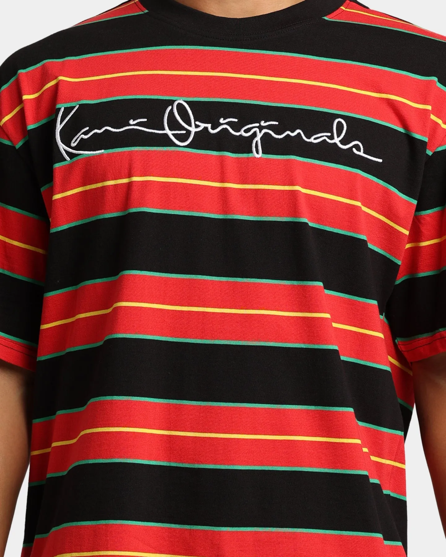 Karl Kani Originals Stripe T-Shirt Red