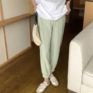 [Korean Style] Candy Color Summer Drawstring Sweatpants