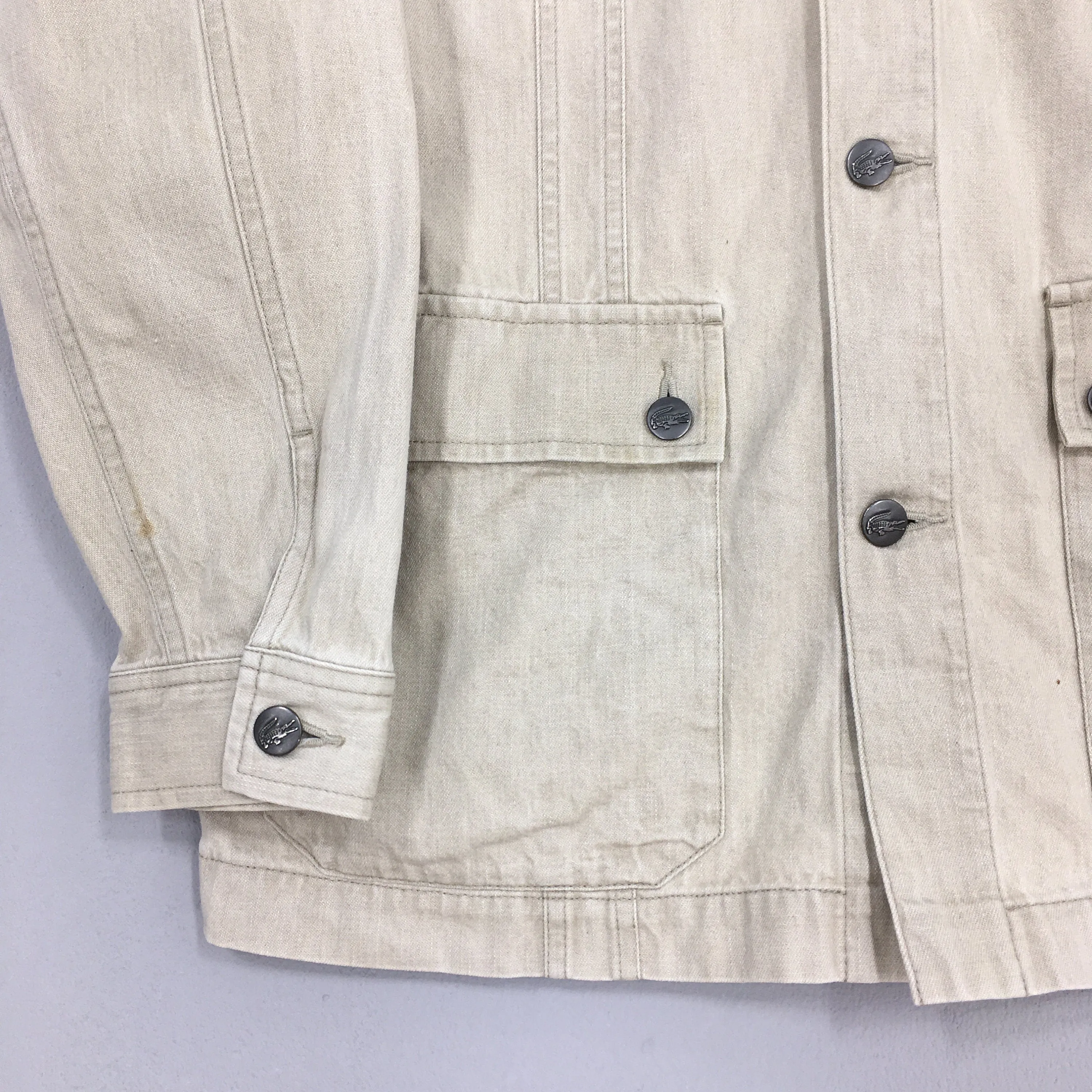 Lacoste Denim Worker Jacket Medium