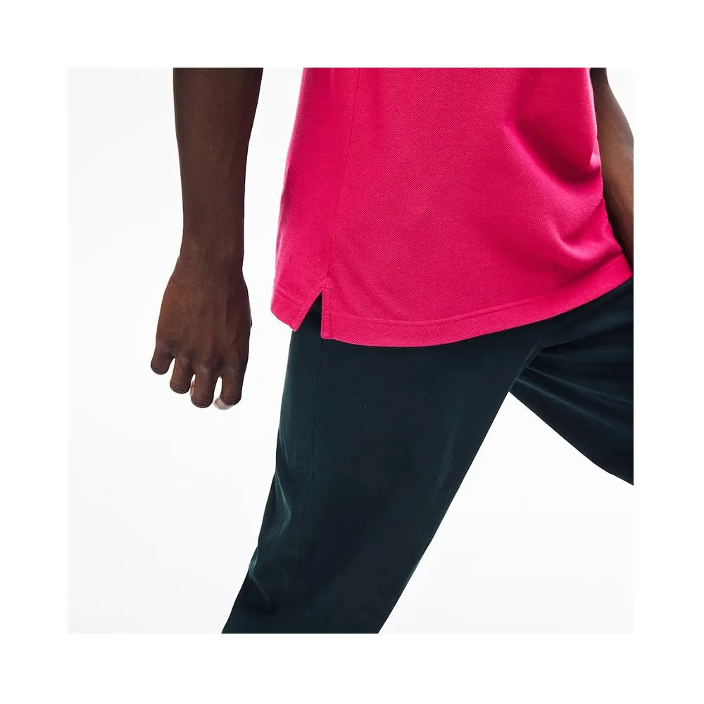 Lacoste Men's Slim fit Petit Pique Polo Shirt Fairground Pink PH4012 3DH