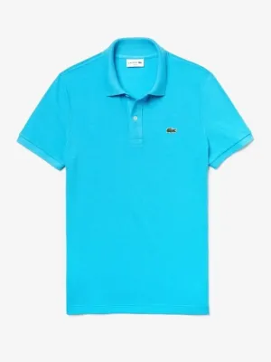 Lacoste Men's Slim Fit Pique Polo Turquoise PH4012 HL5