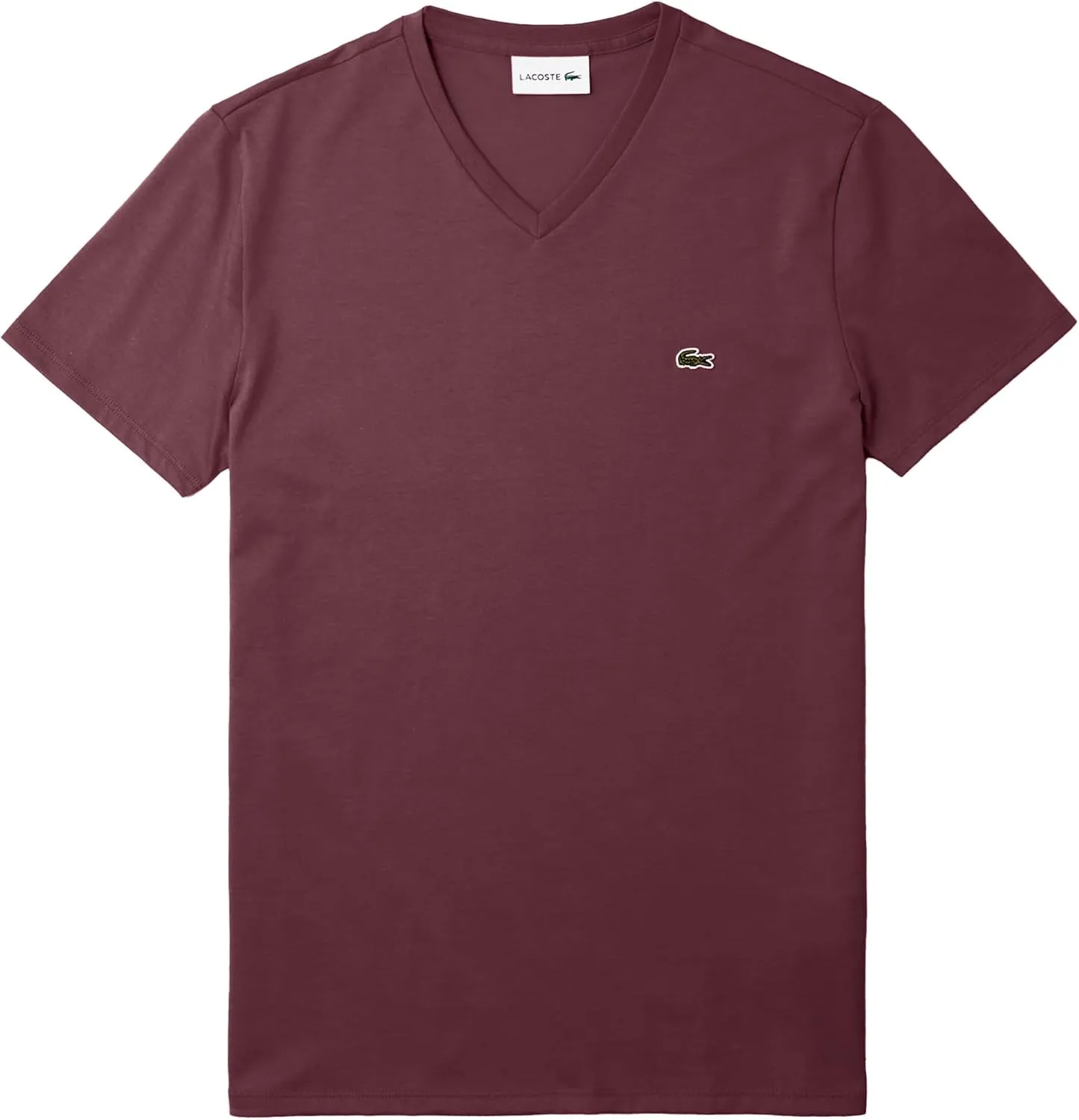 Lacoste Men's V Neck Cotton Pima T-Shirt