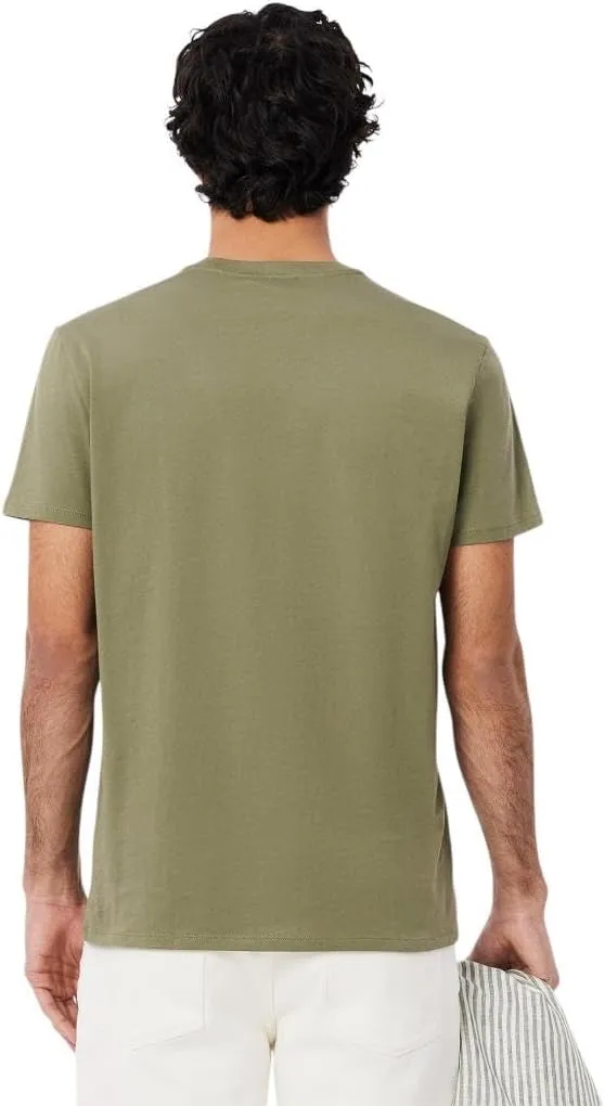 Lacoste Men's V Neck Cotton Pima T-Shirt