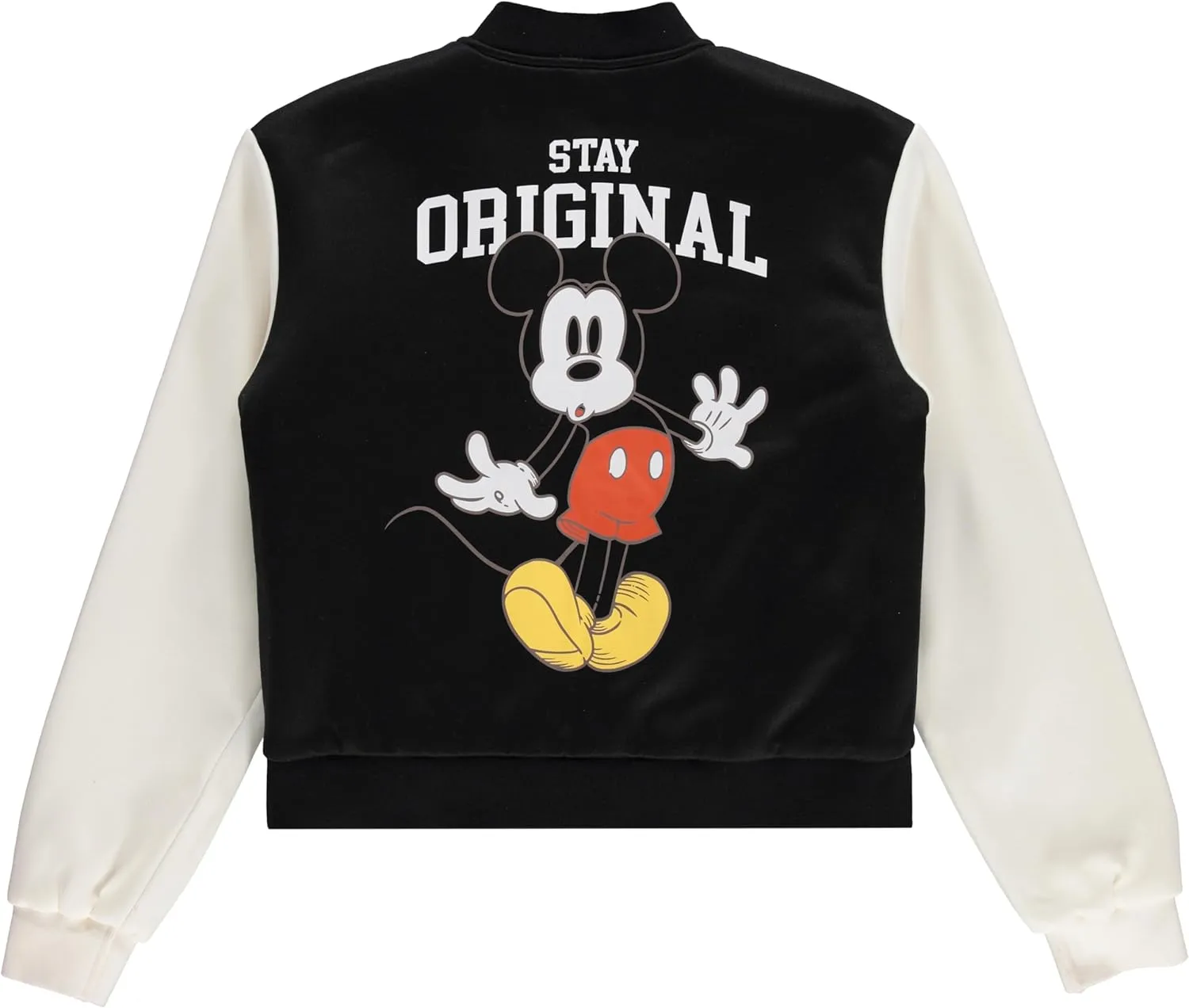 Ladies Mickey Mouse Bomber Jacket - Ladies Classic Mickey Mouse Authentic Bomber Jacket