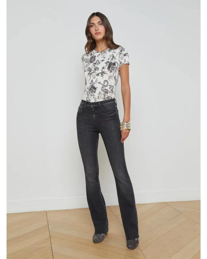 L'Agence Ruth Straight Leg Jeans