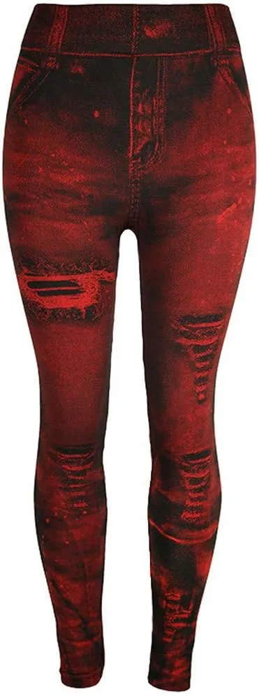 LCMTWX Jeans Women Jeans for Women Ripped Hem Low Waisted Jeans for Women High Waist Stretchy Jeans for Woman Jeans for