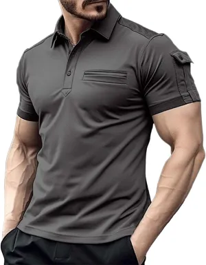 LCMTWX Mens Shirts Short Sleeve Soft Loose Outdoor Sports Lapel Solid Color Camouflage Printing Raglan Golf Apparel for