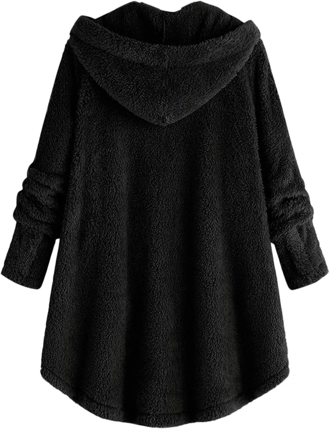 LCMTWX Women 2023 Fall Winter Fleece Jackets Slim Winter Coats Hooded Women's Coat Oversized Fluffy Winter Jackets for Coat