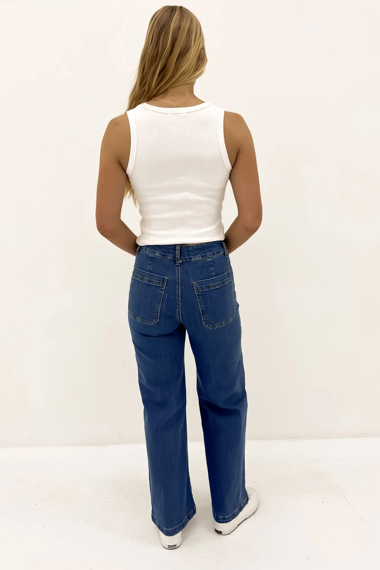 Leith Denim Jean Dark Blue