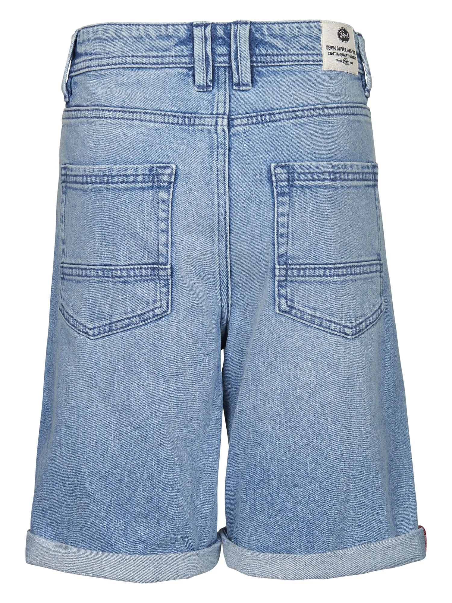 Lenox Loose Fit Denim Shorts Papaya