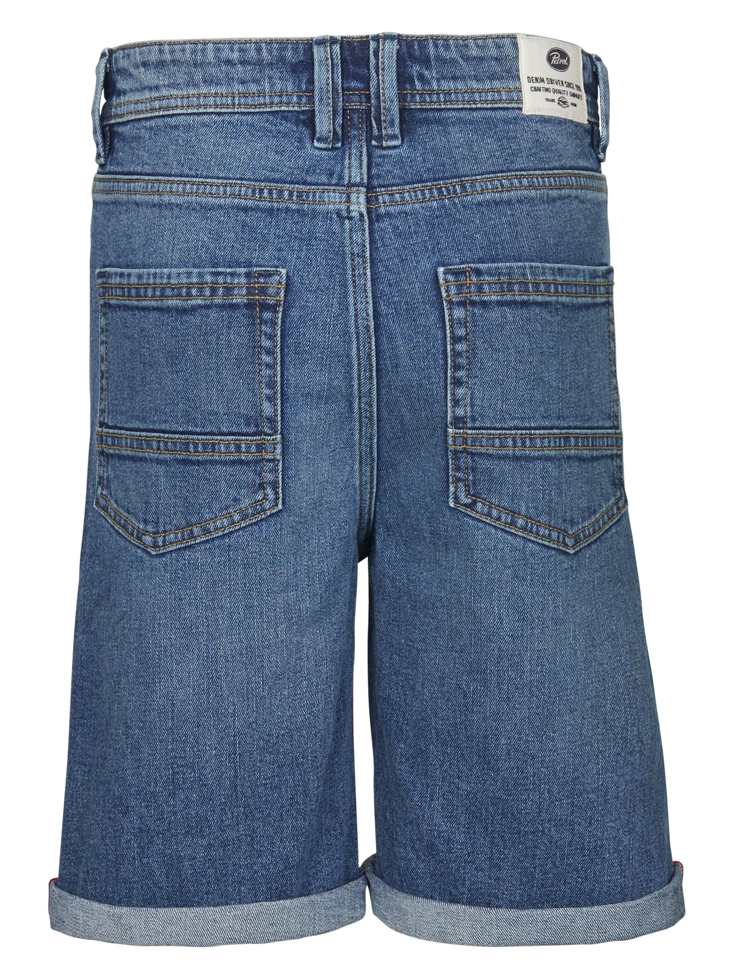 Lenox Loose Fit Denim Shorts Papaya