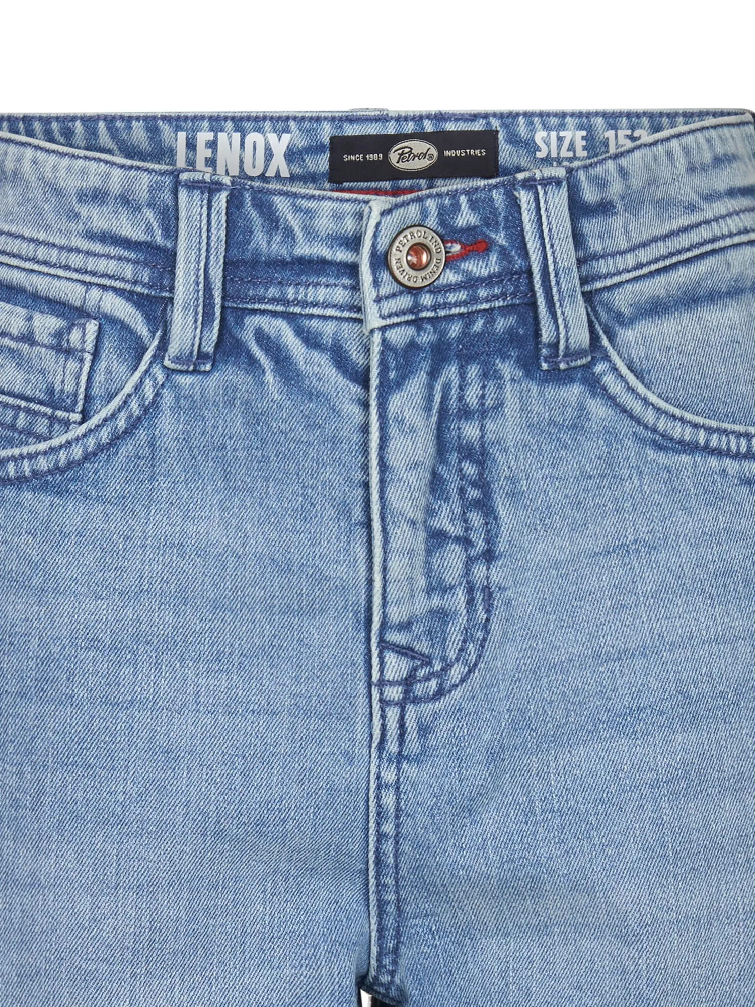 Lenox Loose Fit Denim Shorts Papaya