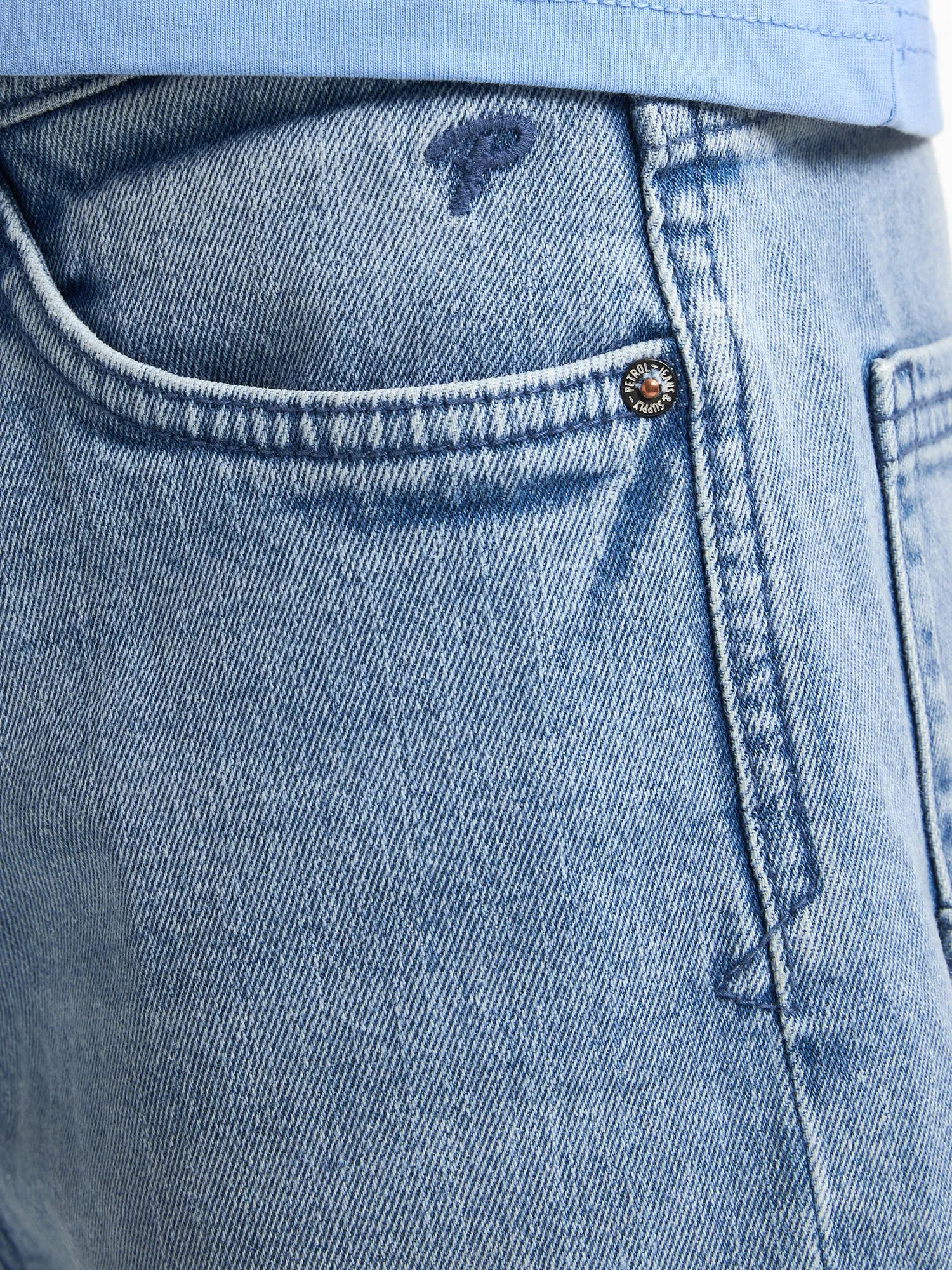 Lenox Loose Fit Denim Shorts Papaya