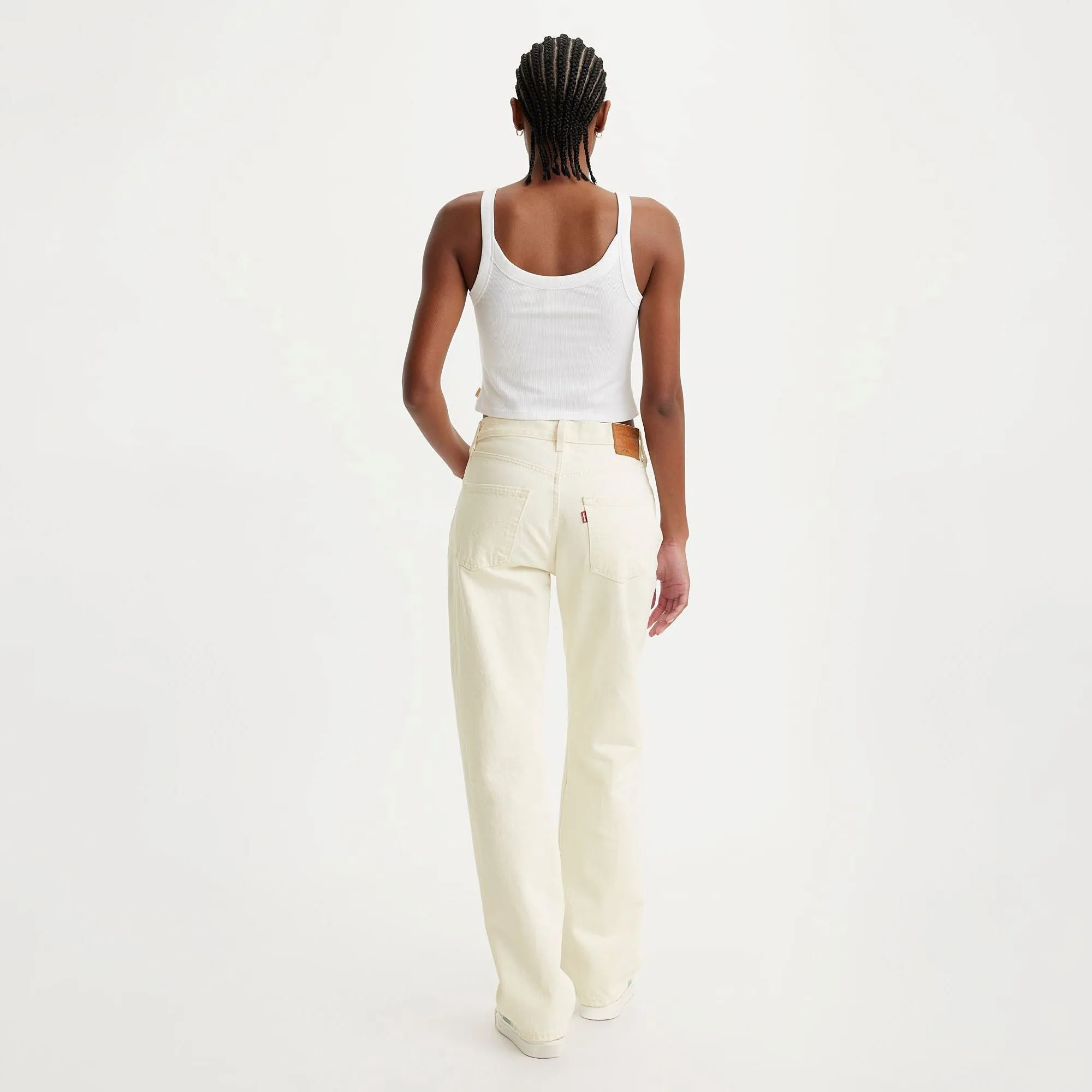 Levi's 501 90's Jeans - Ecru Booper No Damage