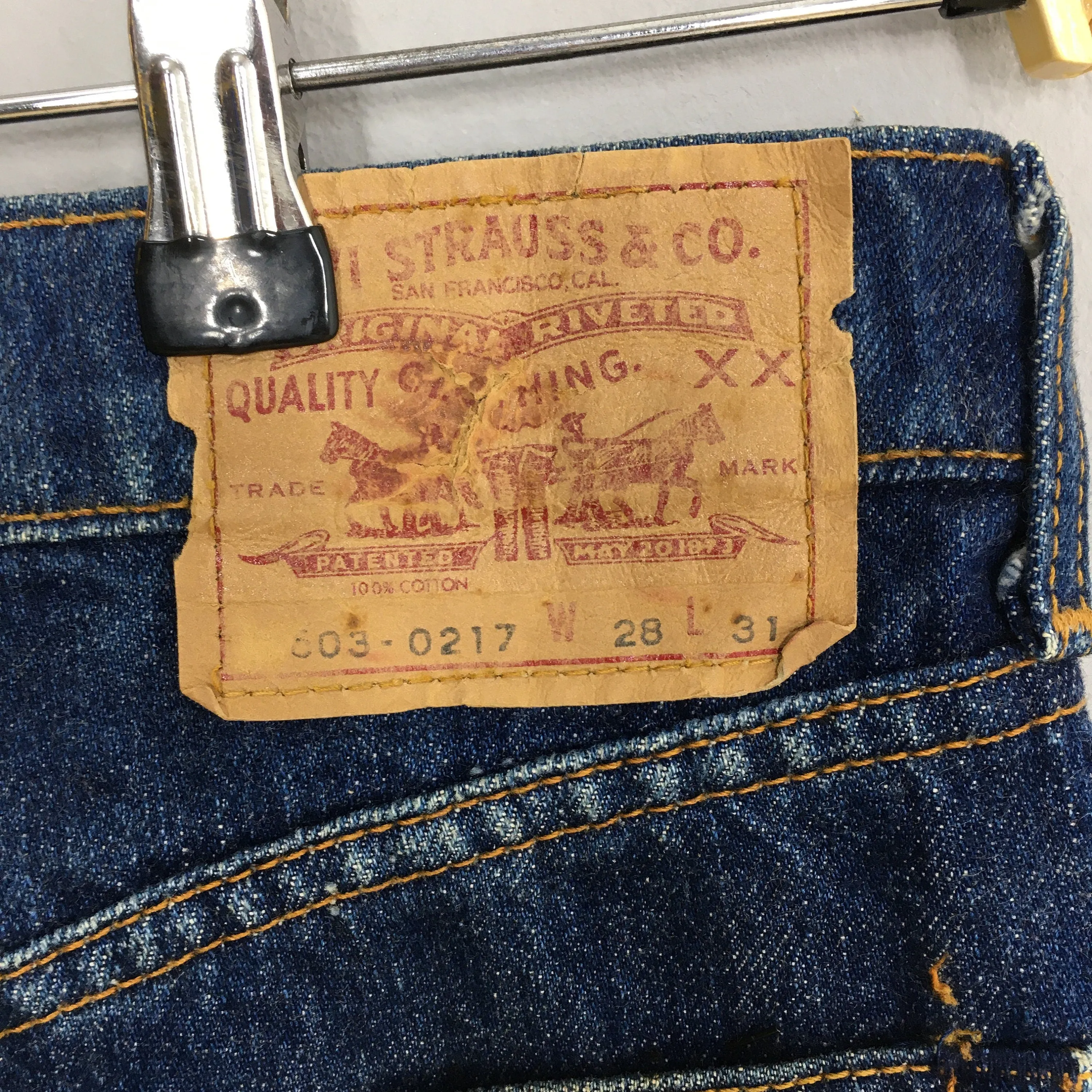 Levi's 603 Jeans Skinny Fit Denim Size 28x32