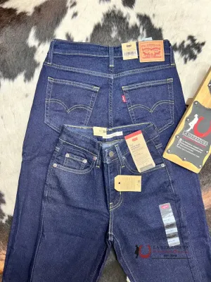 Levi’s 725 Stellar Stretch High-Rise Bootcut- Dark Wash Denim
