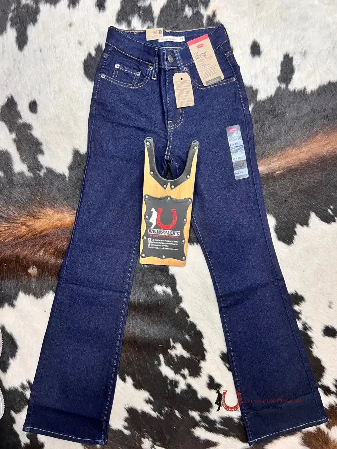 Levi’s 725 Stellar Stretch High-Rise Bootcut- Dark Wash Denim