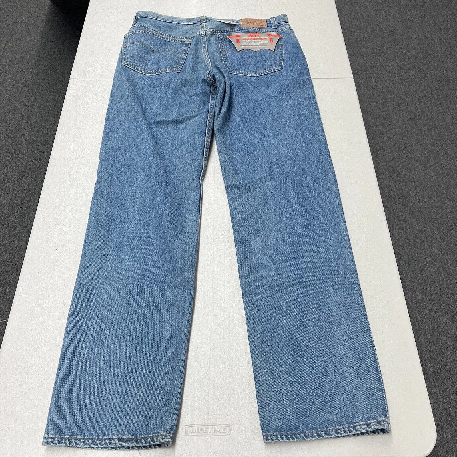 Levi's Men's 501 Original Instant Old Jeans Straight Leg Button Fly 38x34