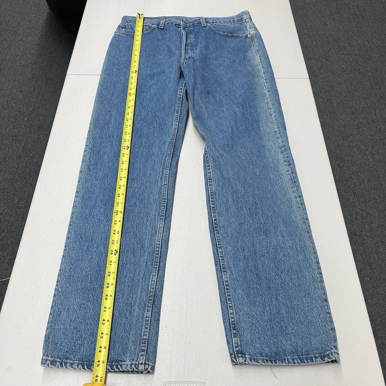 Levi's Men's 501 Original Instant Old Jeans Straight Leg Button Fly 38x34