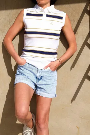 LÖFFLER Denise 80's Sleeveless Polo Shirt