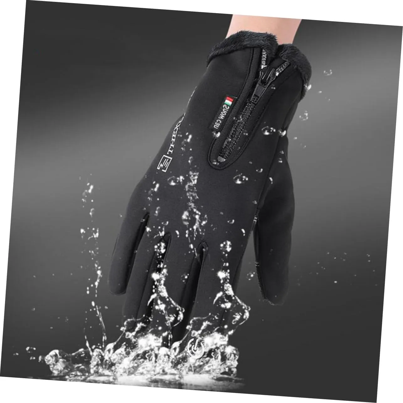 LIFKOME 1 Pair Thermal Touchscreen Gloves Windproof Thermal Gloves Warm Mittens for Men Driving Gloves Phone