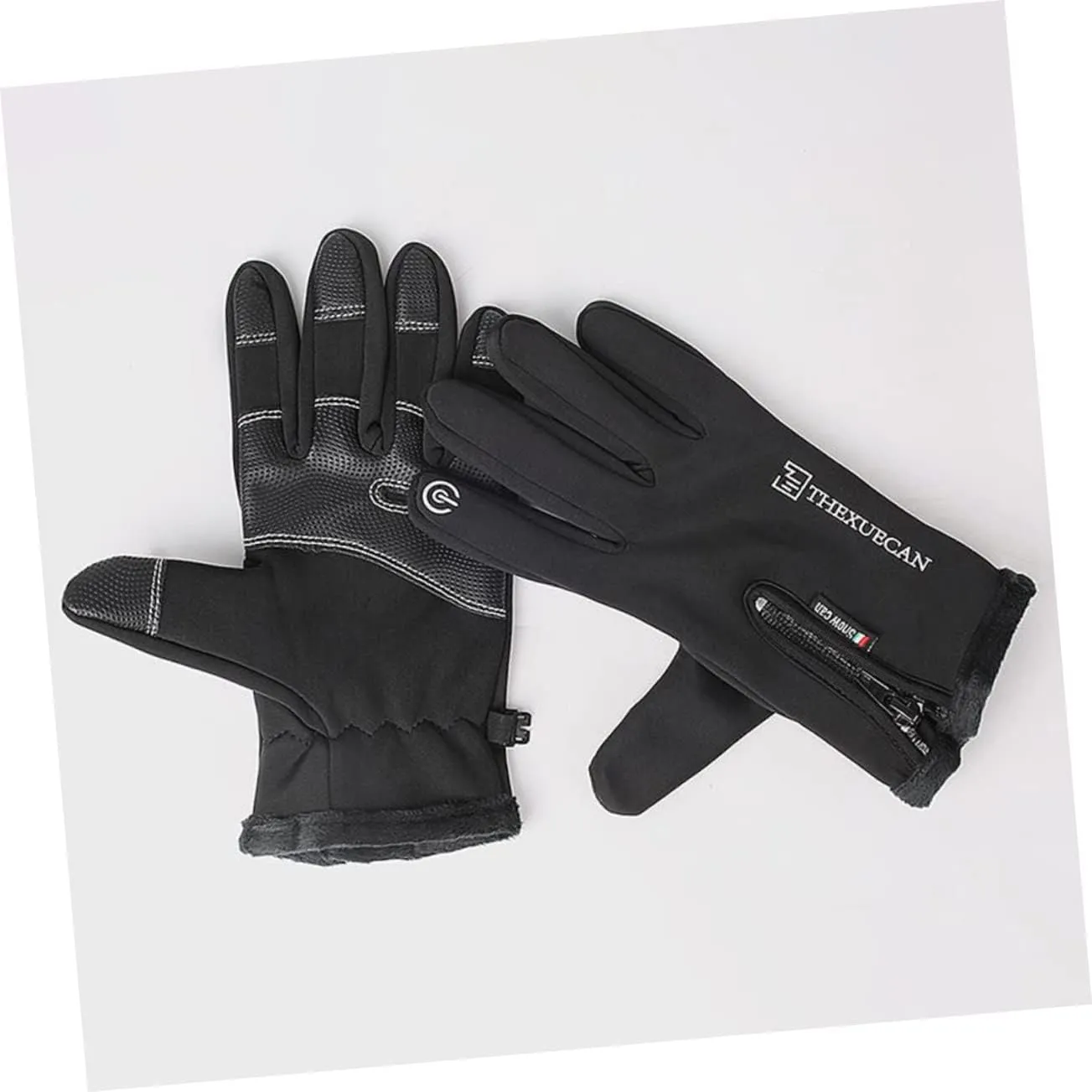 LIFKOME 1 Pair Thermal Touchscreen Gloves Windproof Thermal Gloves Warm Mittens for Men Driving Gloves Phone