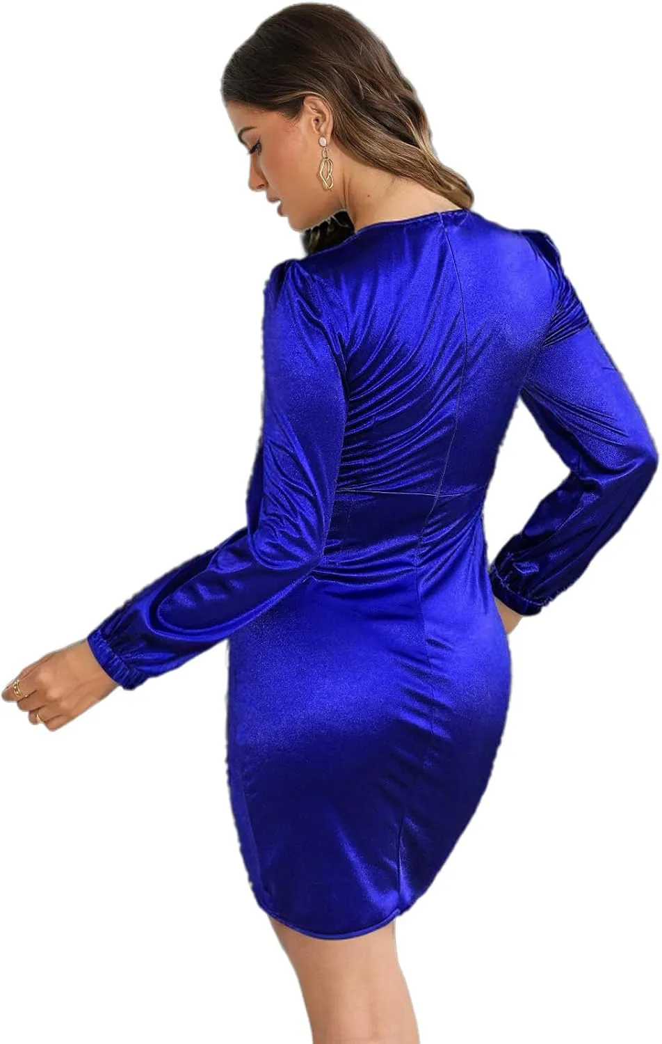LightlyKiss Women's Wedding Guest Dress Twist Front Formal Party Cute Dress Women Front Formal Party Cute Dresses