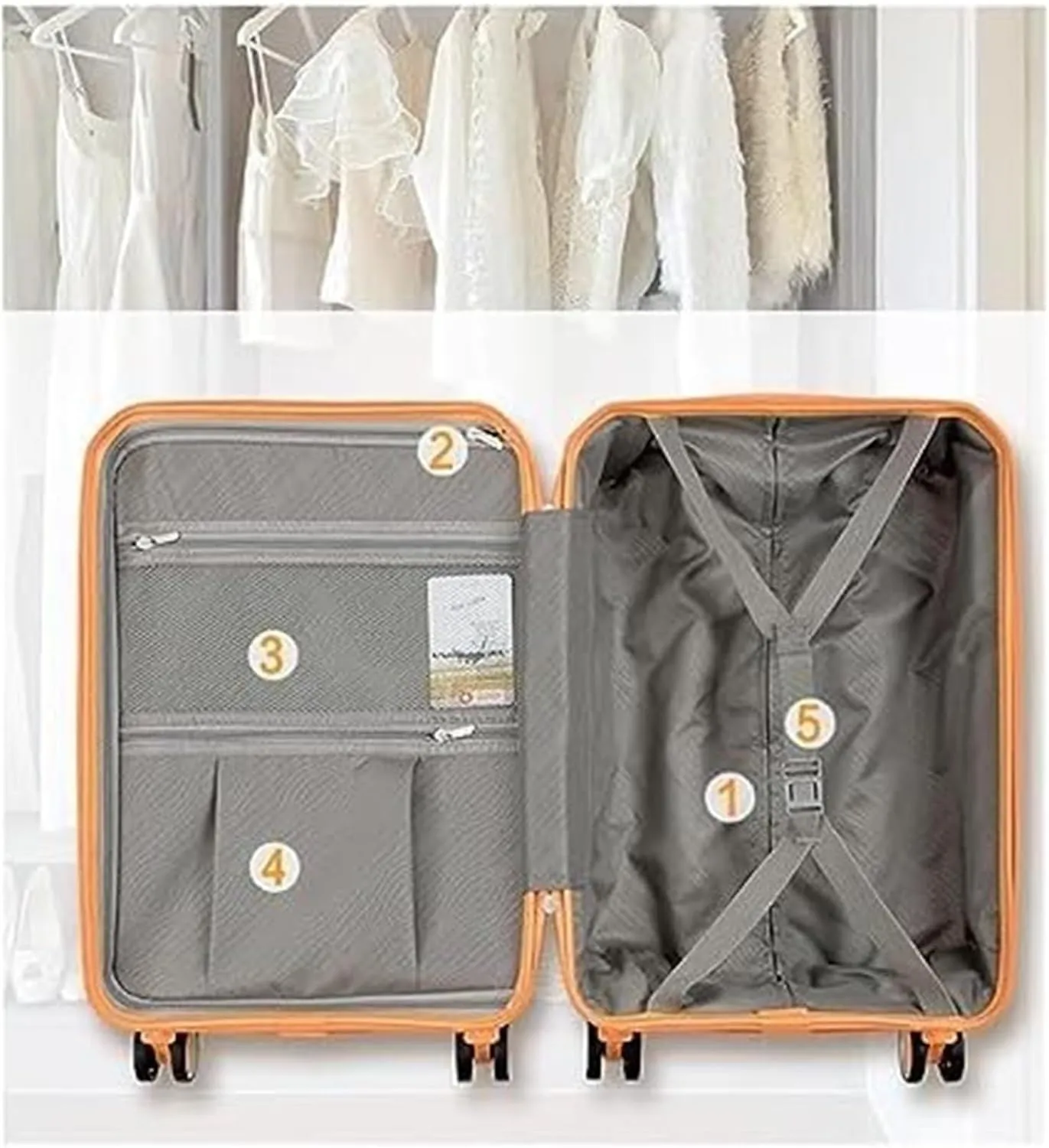Lightweight Suitcases Luggage Carry On Lightweight Suitcase Travel Luggage with Spinner Wheels Suitcase Suitcase Trolley