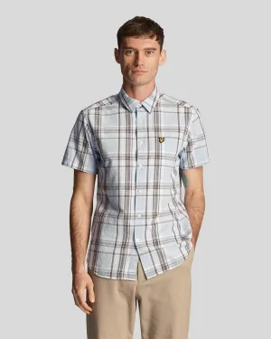 Linen Check Short Sleeve Shirt