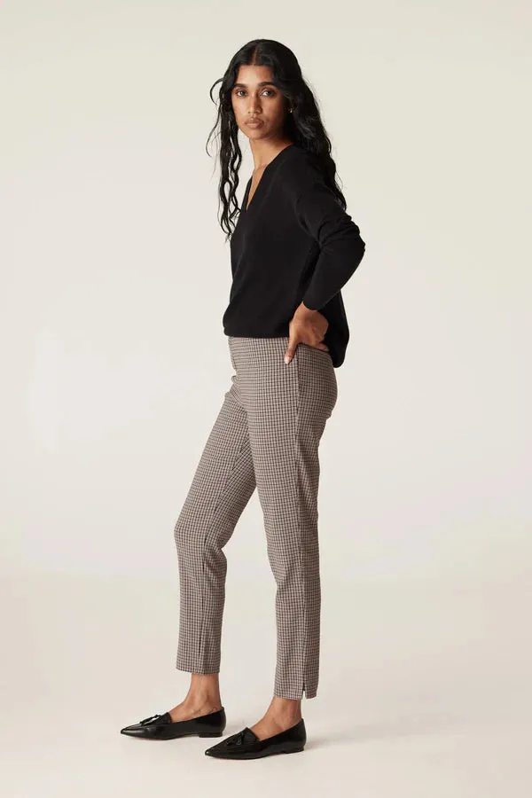 LIV MINI CHECK PANT | Brown Check