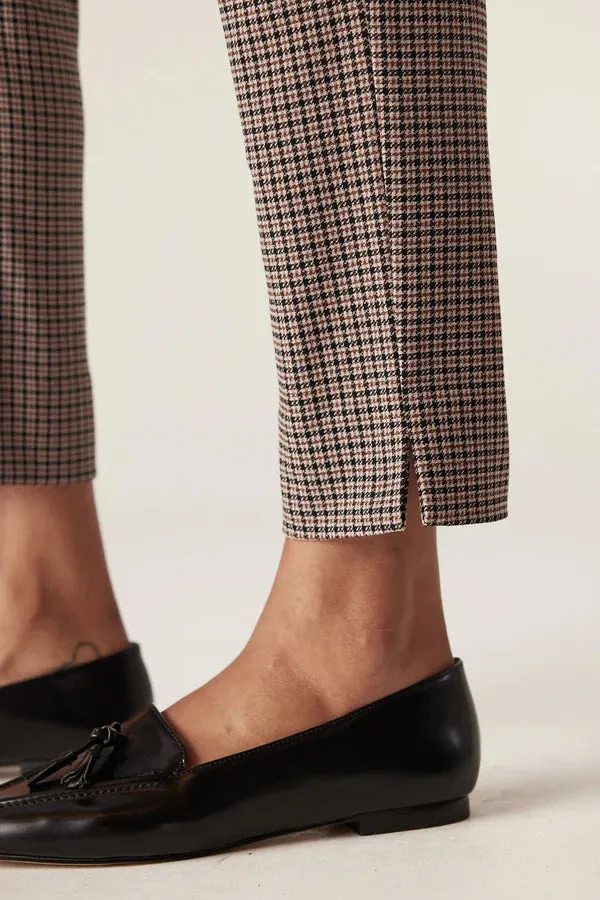 LIV MINI CHECK PANT | Brown Check