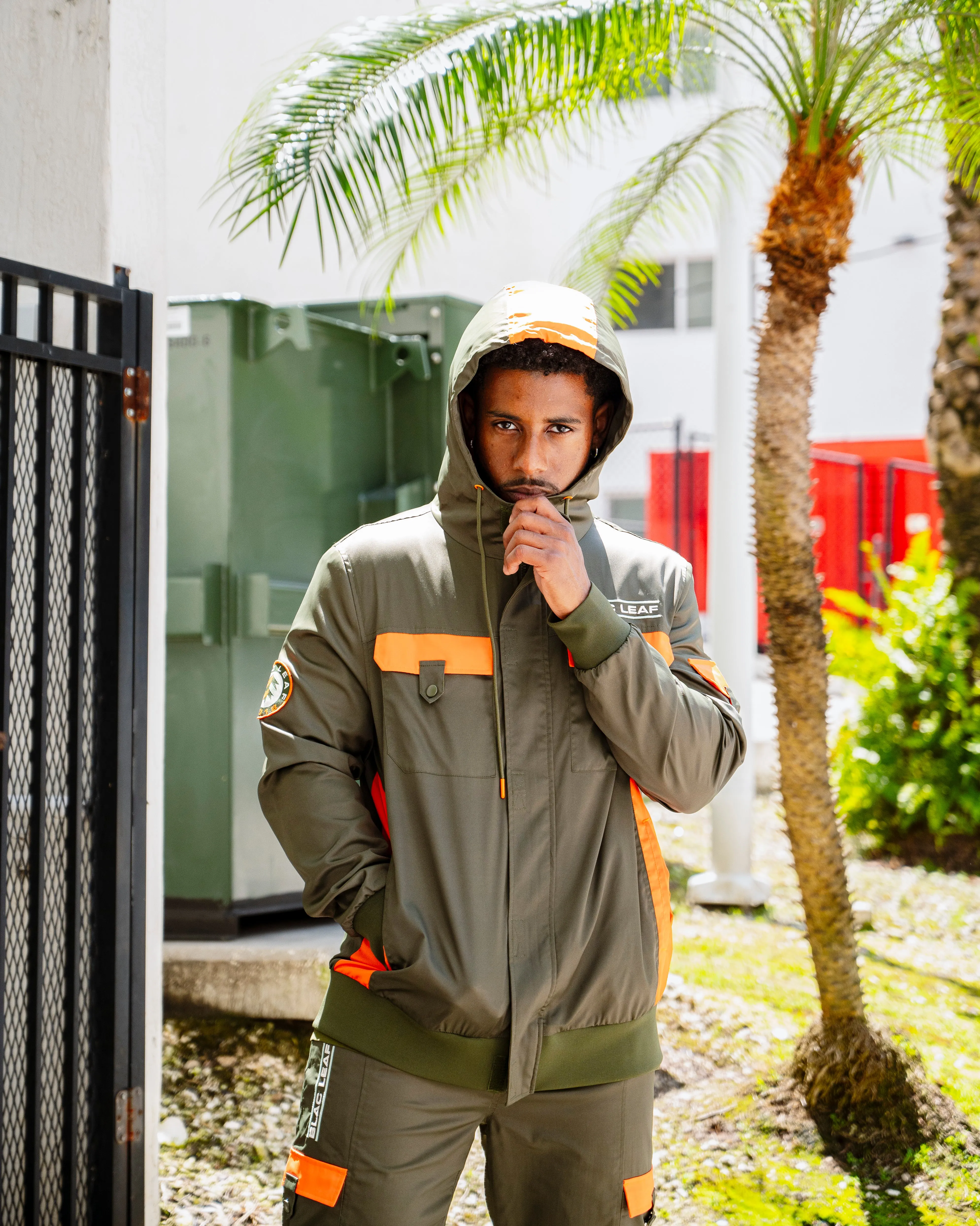 Live With Purpose Nylon Full Zip Hoodie Jacket