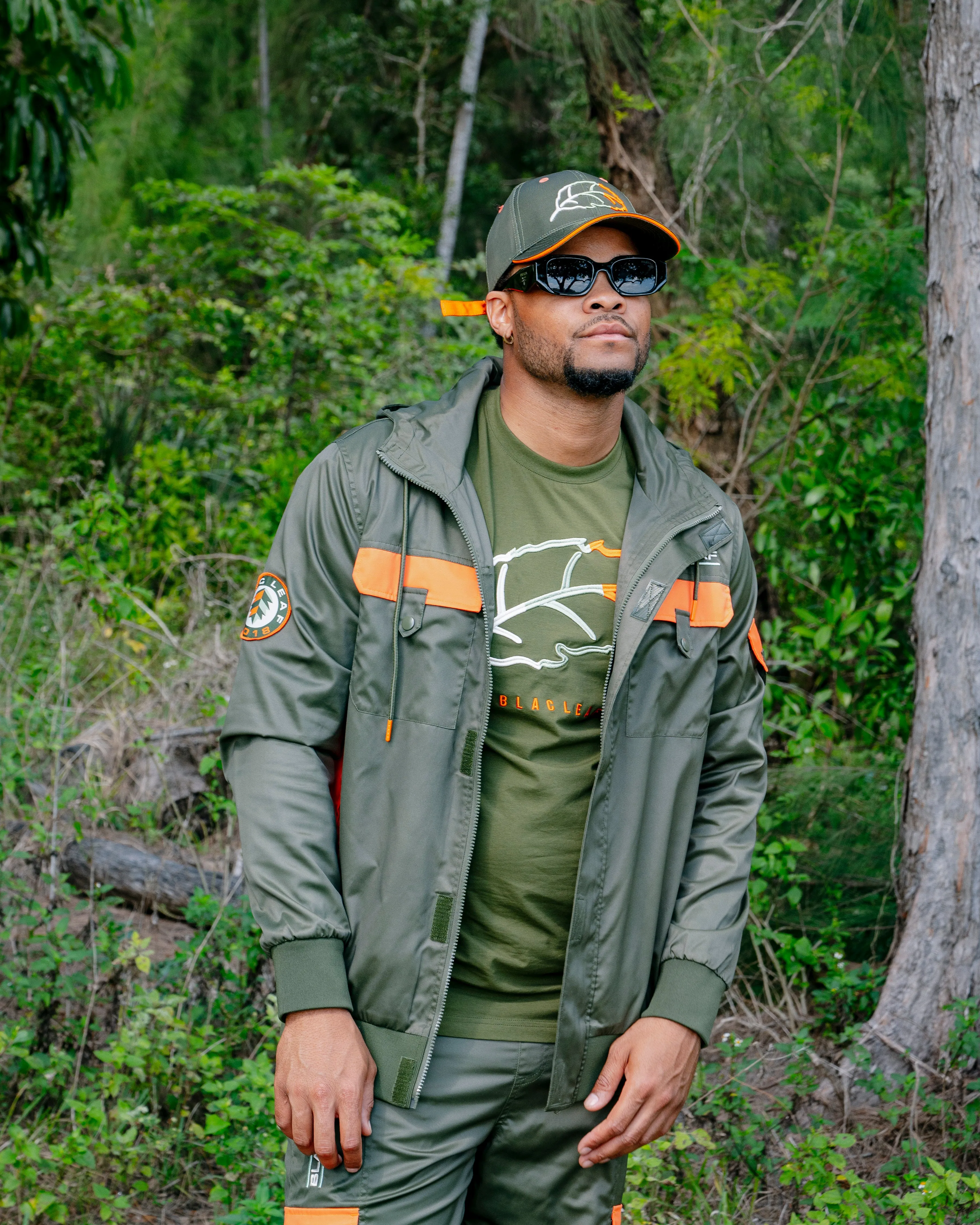 Live With Purpose Nylon Full Zip Hoodie Jacket