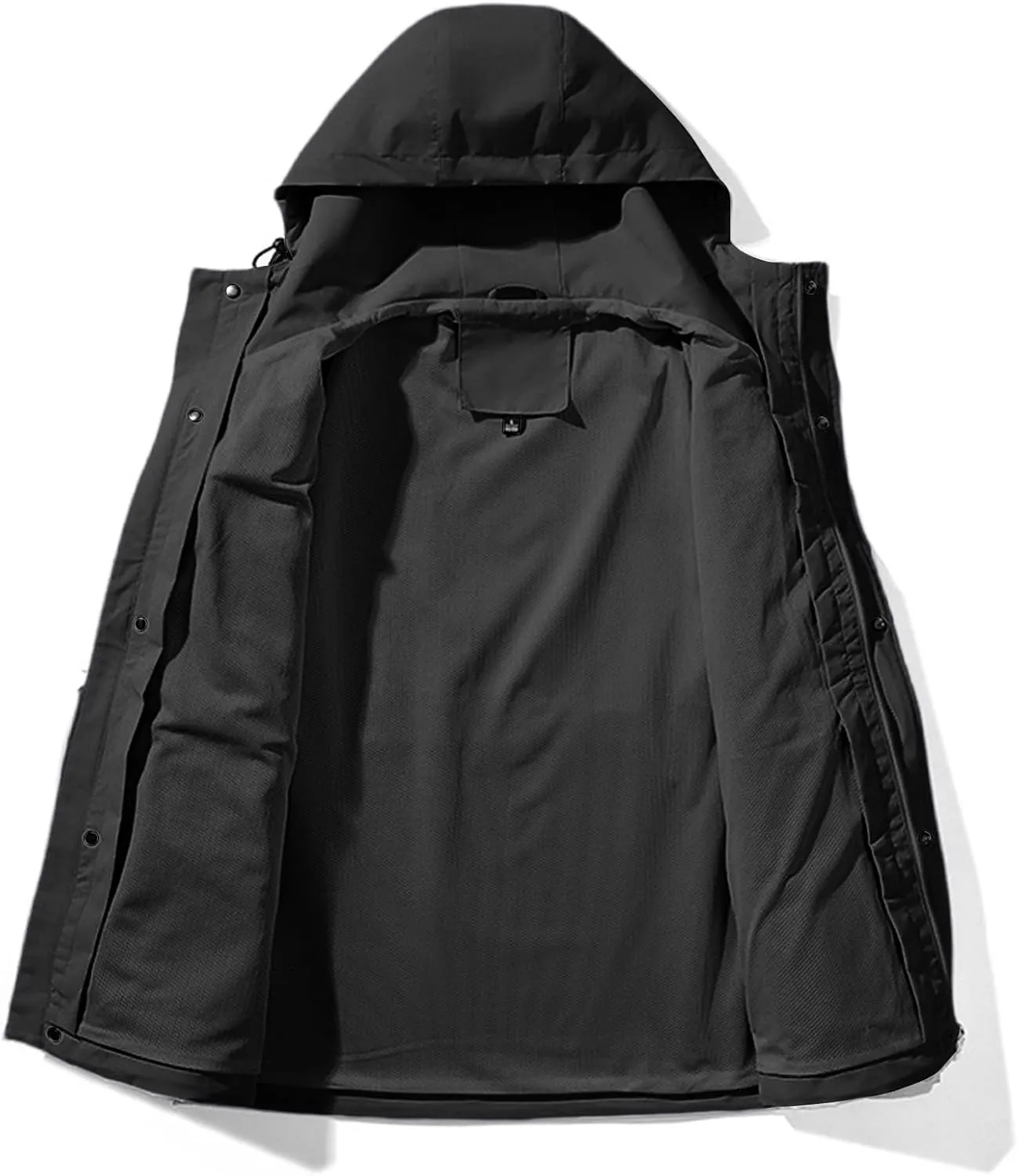 Lmdudan 2024 Winter Windbreaker Jacket Women's Hoodie Rain Jacket Outdoor Hiking Lightweight Softshell Raincoat with Pockets