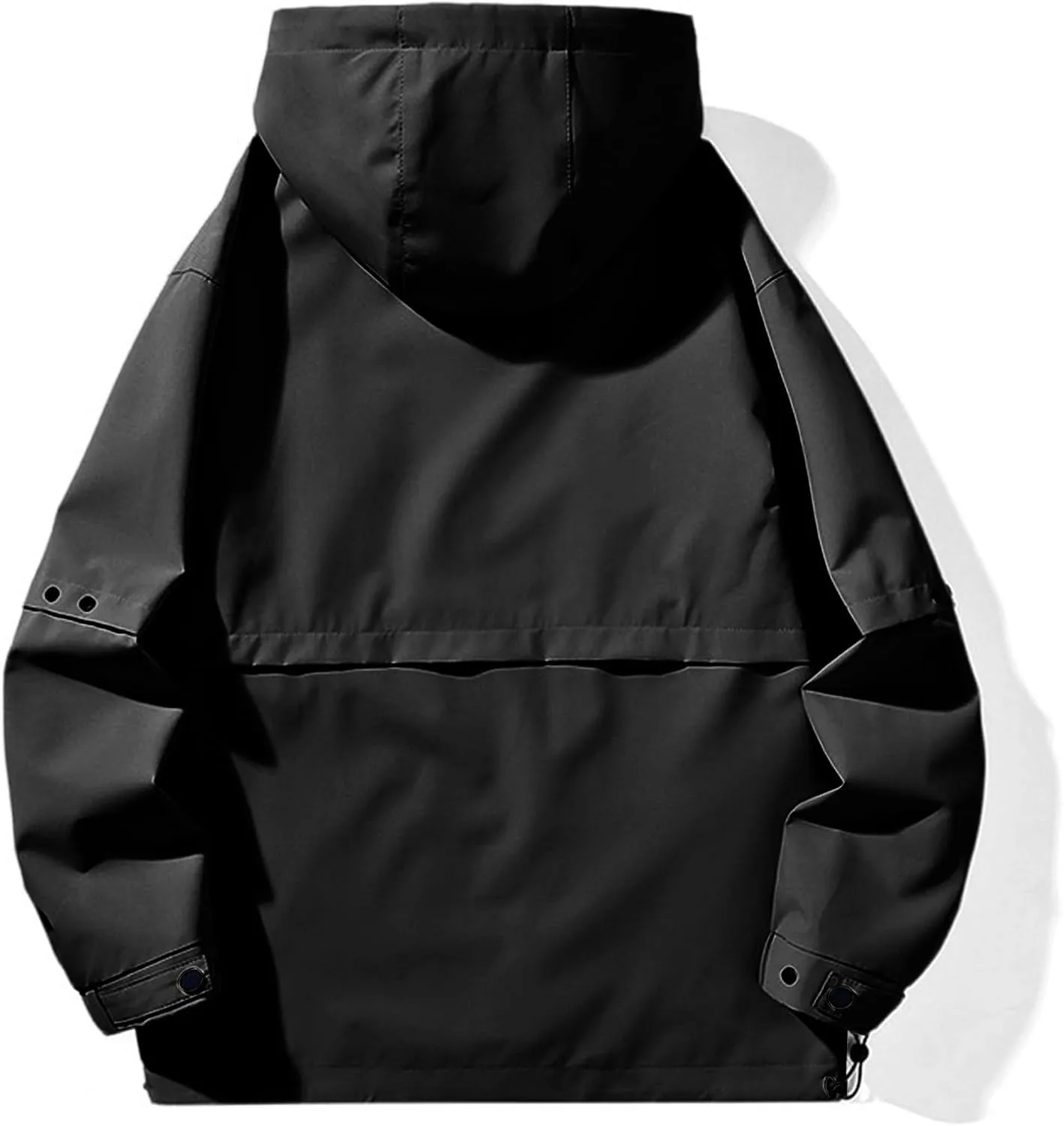 Lmdudan 2024 Winter Windbreaker Jacket Women's Hoodie Rain Jacket Outdoor Hiking Lightweight Softshell Raincoat with Pockets