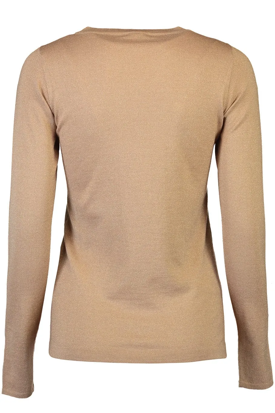 Long Sleeve Crewneck Lurex Tee