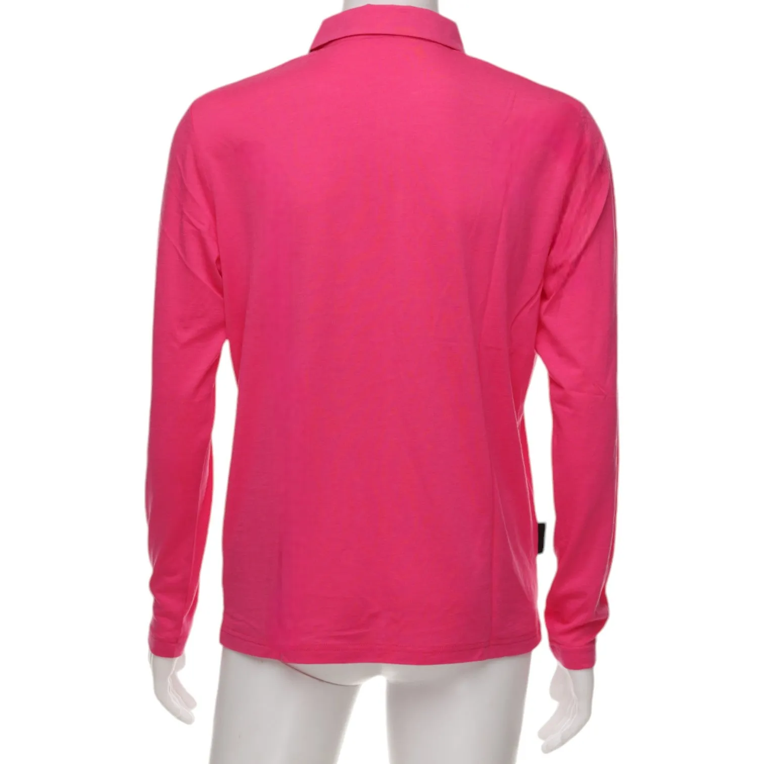 Long Sleeve Polo Shirt - Pink - Unisex