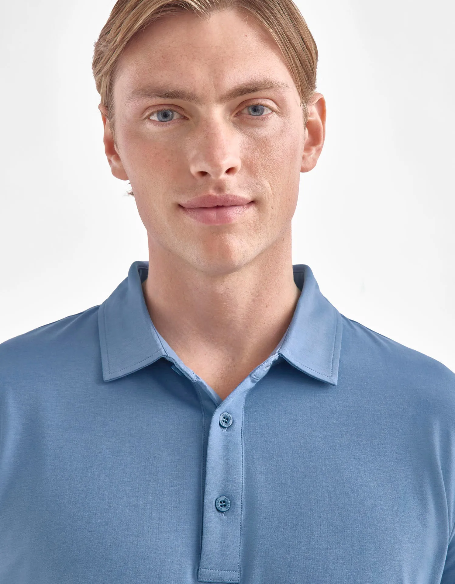 Long Sleeve Polo Shirt UPF 50  Sensitive Collection