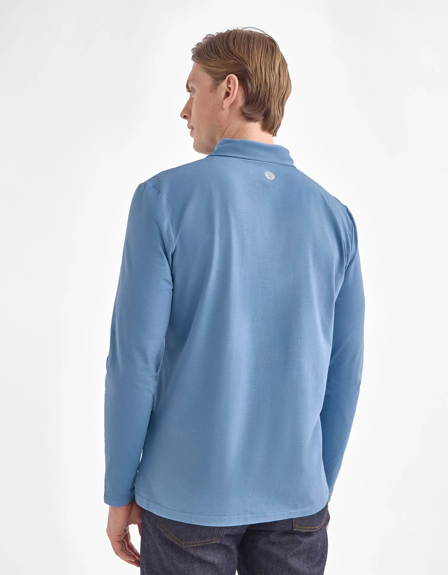 Long Sleeve Polo Shirt UPF 50  Sensitive Collection