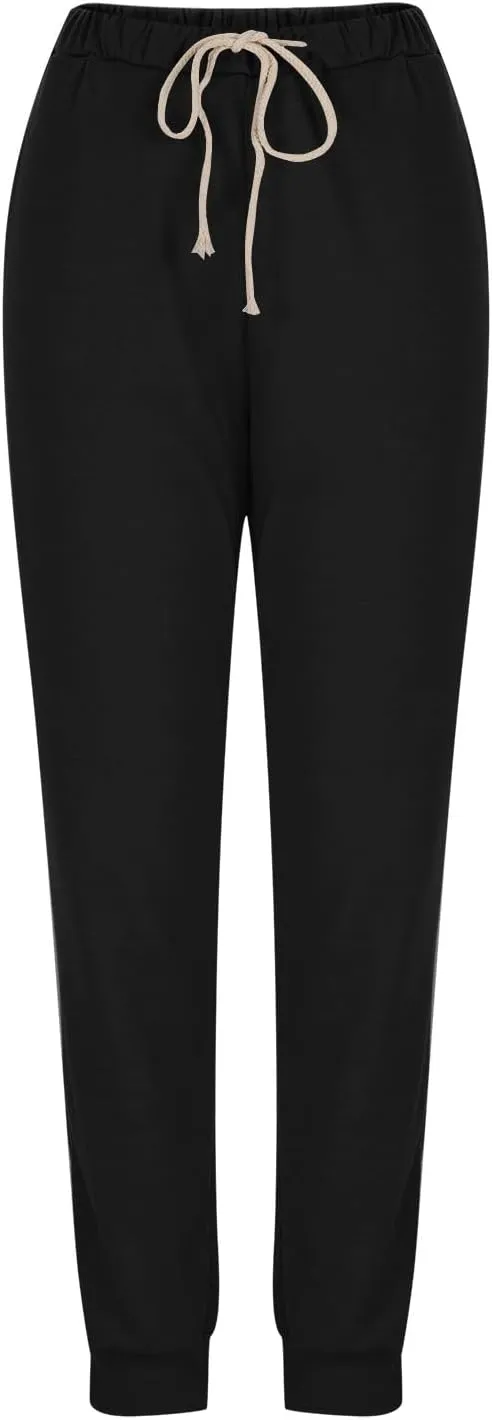 Lpmadey 3 Pack Womens Warm Fleece Sherpa Lined Sweatpants Drawstring Athletic Jogger Pant Trousers Plus Size Winter Pants