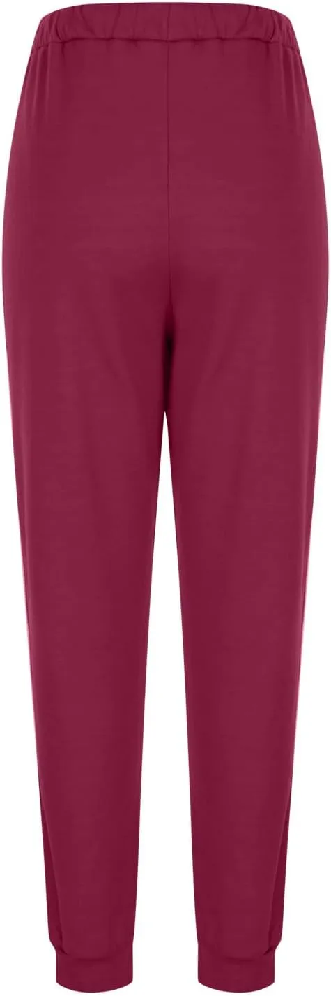 Lpmadey 3 Pack Womens Warm Fleece Sherpa Lined Sweatpants Drawstring Athletic Jogger Pant Trousers Plus Size Winter Pants