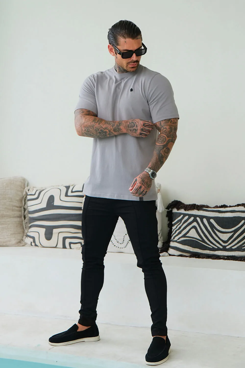 Luxe Core Tee - Grey