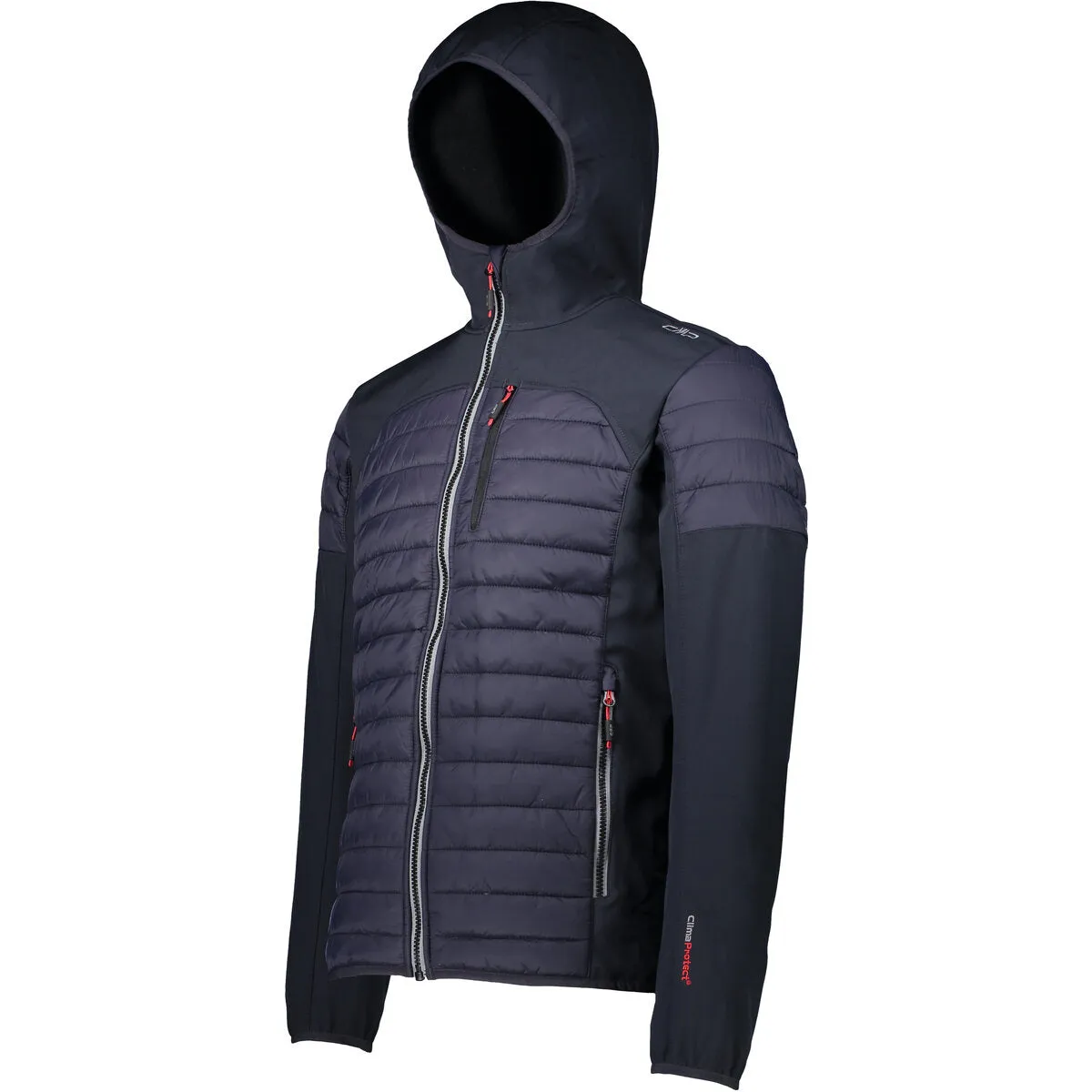 Man Jacket fix hood hybrid
