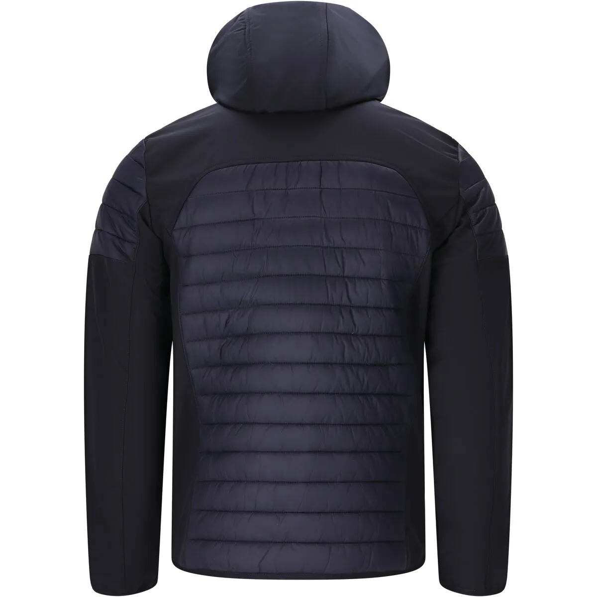 Man Jacket fix hood hybrid