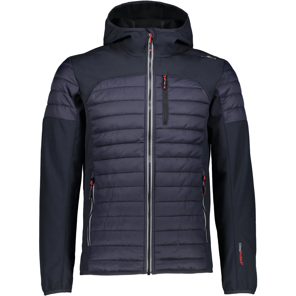 Man Jacket fix hood hybrid