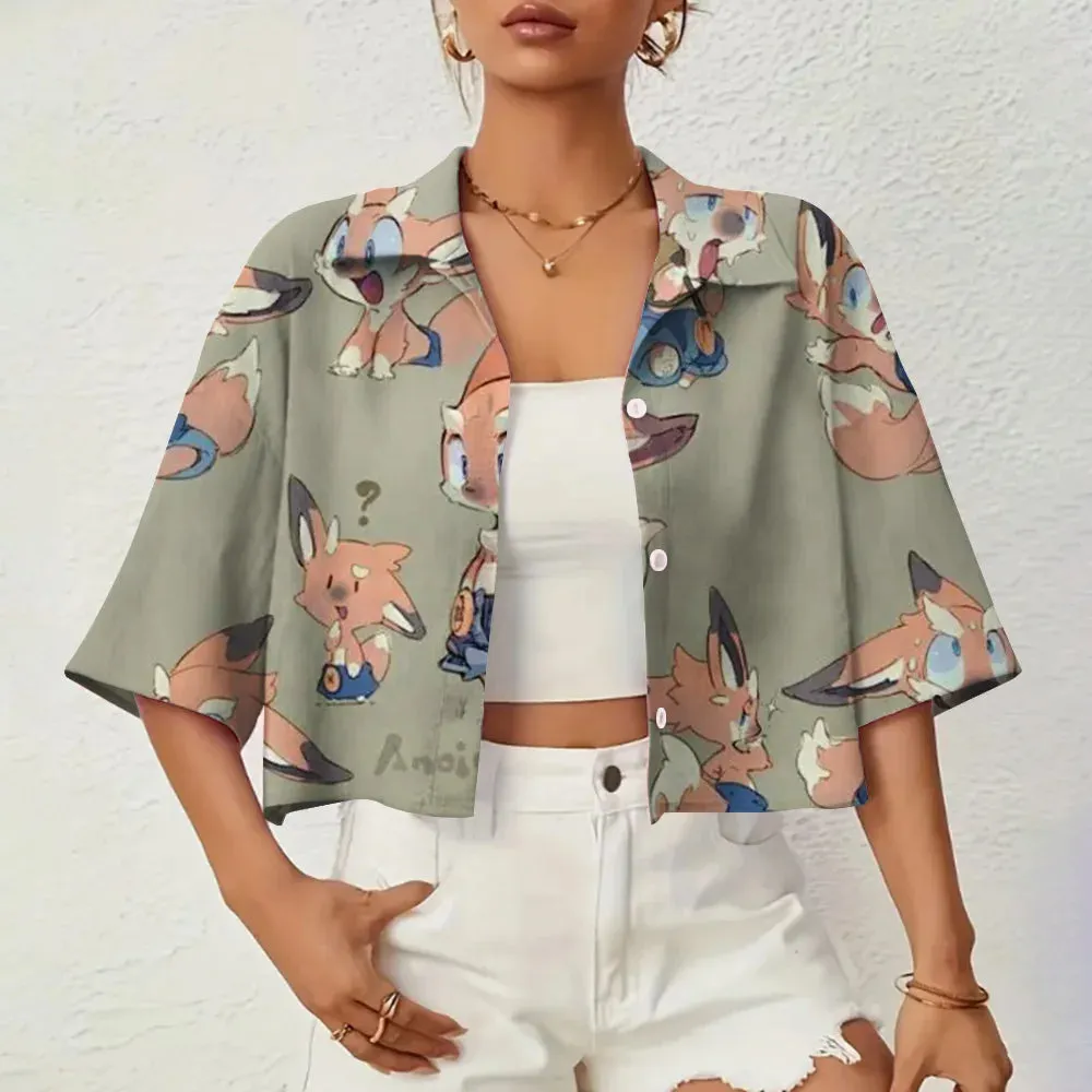 Marielle - Elegant 3D Printed Summer Shirt for Women