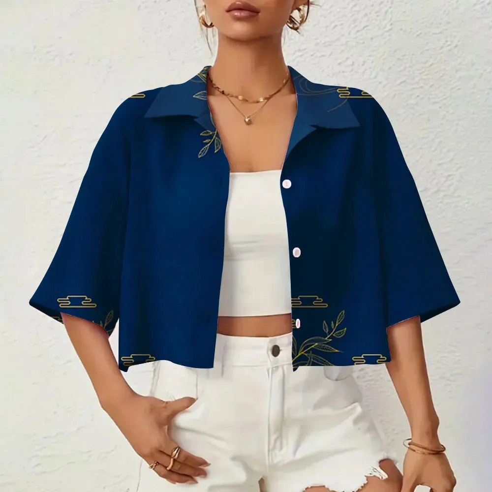 Marielle - Elegant 3D Printed Summer Shirt for Women