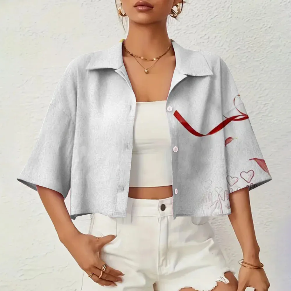 Marielle - Elegant 3D Printed Summer Shirt for Women