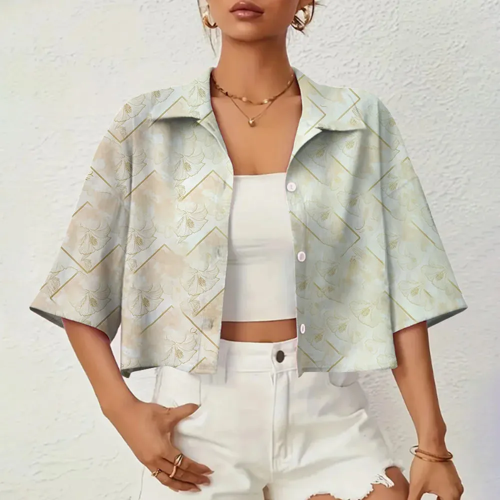 Marielle - Elegant 3D Printed Summer Shirt for Women